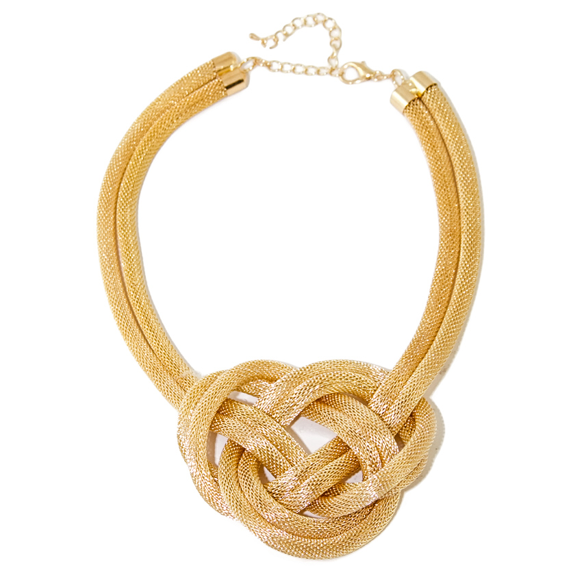 snake knot necklace