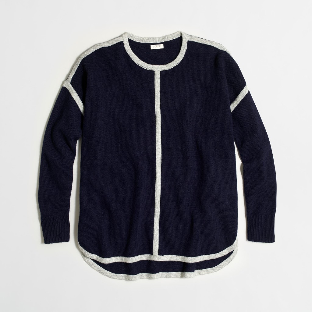Navy Tipped sweater